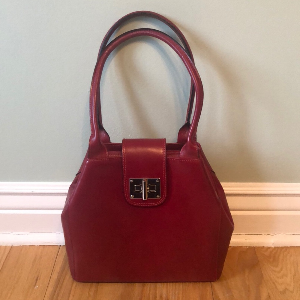 Leather purse from Italy